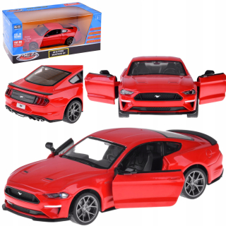ČERVENÉ KOVOVÉ AUTO PRE DETI FORD MUSTANG SVETELNÉ ZVUKOVÉ EFEKTY